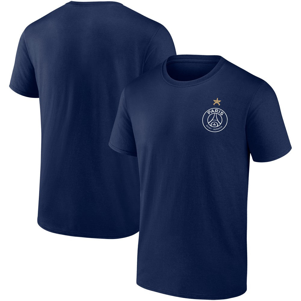 Paris Saint-Germain 2025 Champions League Winners Eiffel Star T-Shirt on sale - Navy