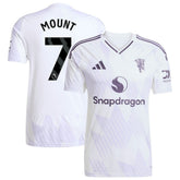 Mason Mount Manchester United 2025/26 Away Replica Player Jersey Discount - White