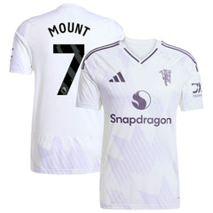 Mason Mount Manchester United 2025/26 Away Replica Player Jersey Discount - White