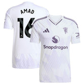 Amad Diallo Manchester United 2025/26 Away Replica Player Jersey Discount - White