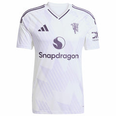 Kobbie Mainoo Manchester United 2025/26 Away Replica Player Jersey Discount - White