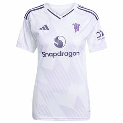 Bruno Fernandes Manchester United Women's 2025/26 Away Replica Player Jersey Discount - White