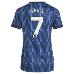 Bukayo Saka Arsenal Women's 2025/26 Away Replica Player Jersey on sale - Blue