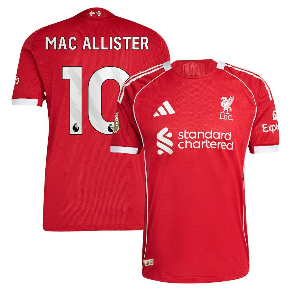 Alexis Mac Allister Liverpool 2025/26 Home Jersey Discount - Red