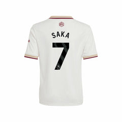 Bukayo Saka Arsenal Youth 2025/26 Third Replica Player Jersey on sale - White