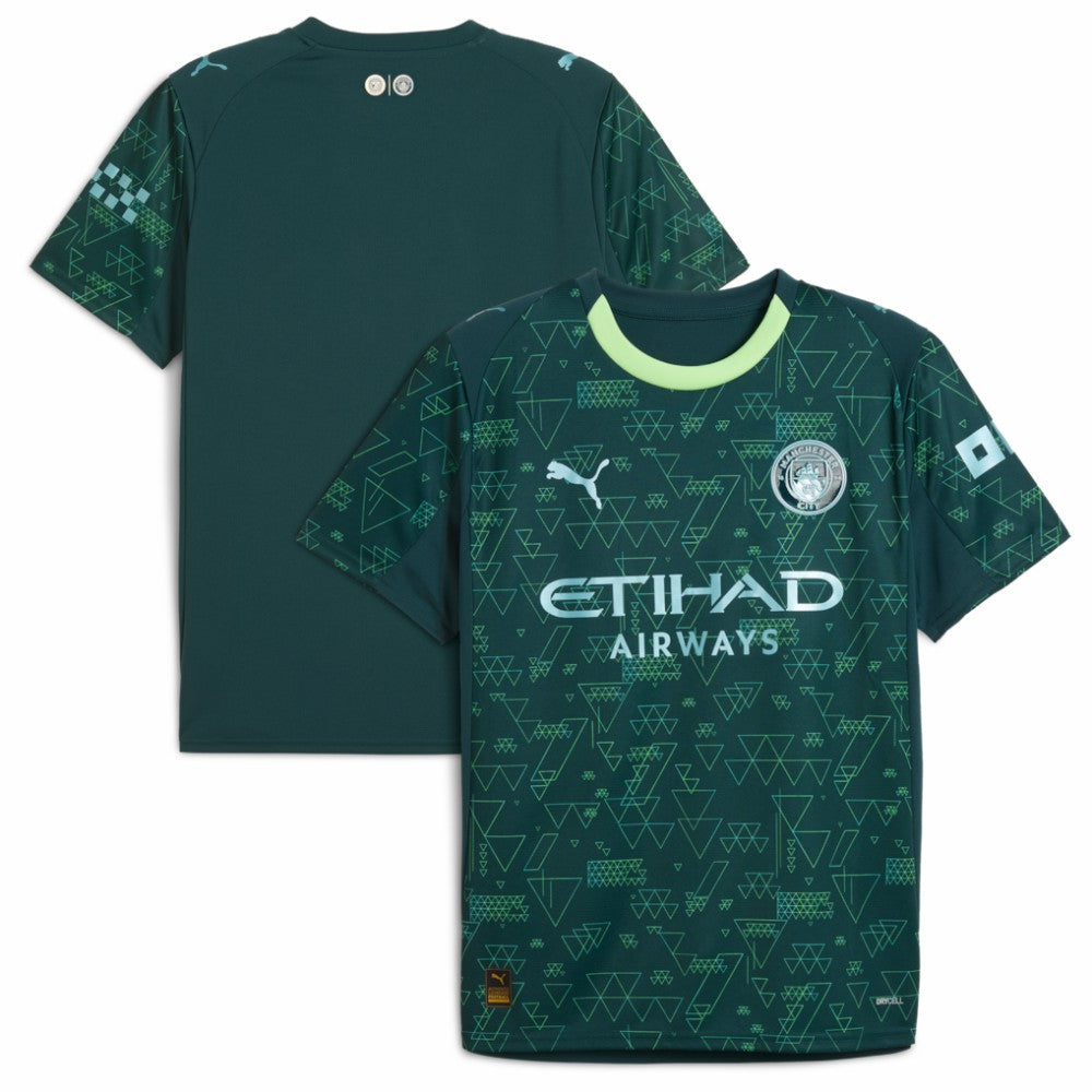 Manchester City x EA SPORTS FC 2025/26 Fourth Jersey Discount - Green