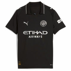 Erling Haaland Manchester City Youth 2025/26 Away Replica Player Jersey Discount - Black