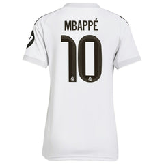 Kylian Mbappé Real Madrid Women's 2025/26 Home Replica Player Jersey Discount - White