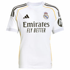 Kylian Mbappé Real Madrid Youth 2025/26 Home Replica Player Jersey for sale - White
