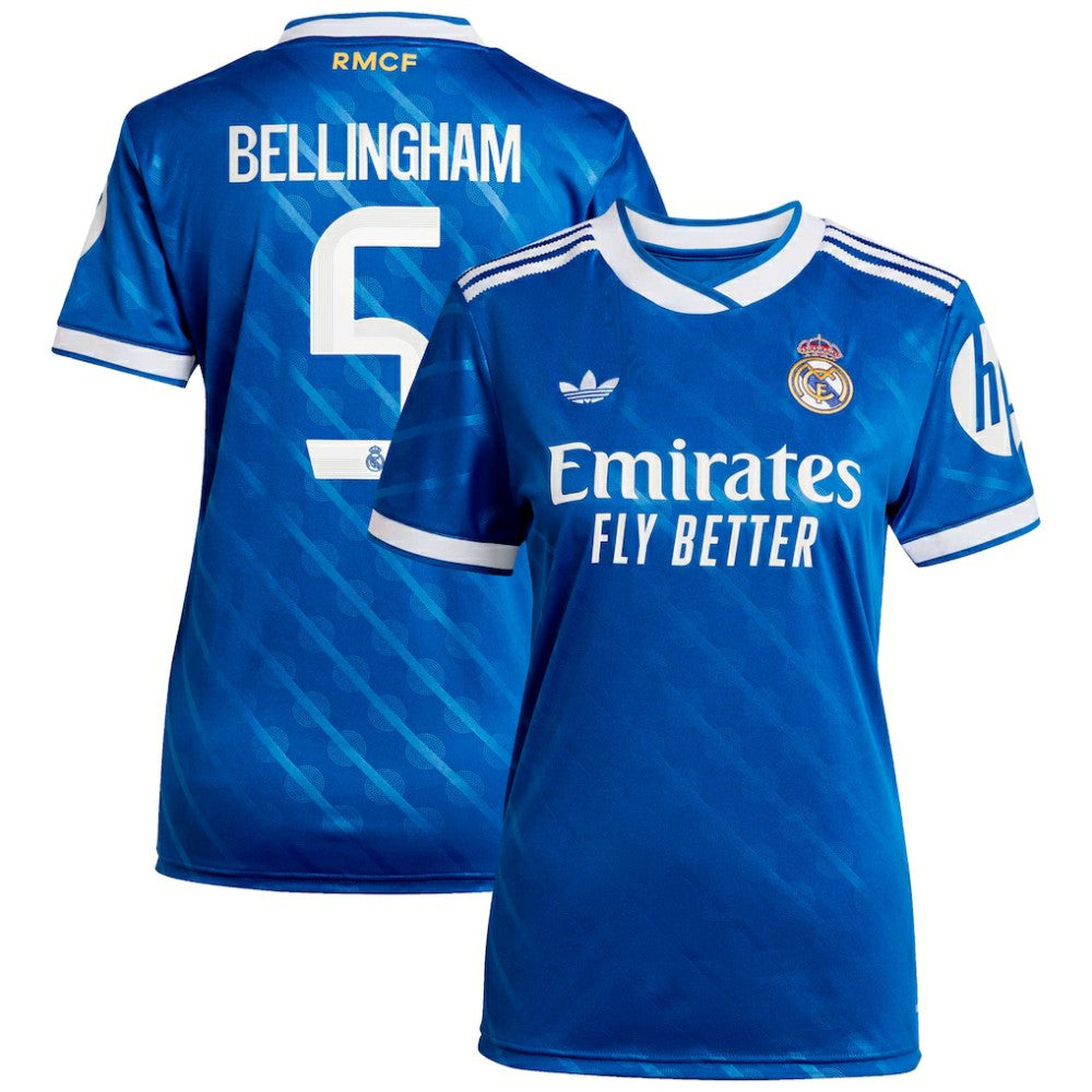 Jude Bellingham Real Madrid Women's 2025/26 Third Replica Player Jersey Discount - Blue