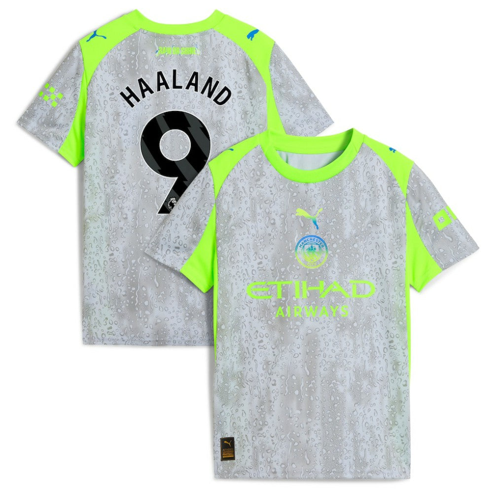 Manchester City Youth 2025/26 Third Replica Jersey Discount - Green/Neon Green