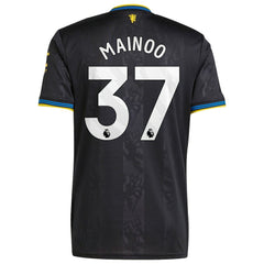 Kobbie Mainoo Manchester United 2025/26 Third Replica Player Jersey Discount - Black