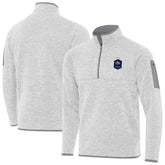 France National Team Antigua Elevate Quarter-Zip Pullover for sale - Heather Gray
