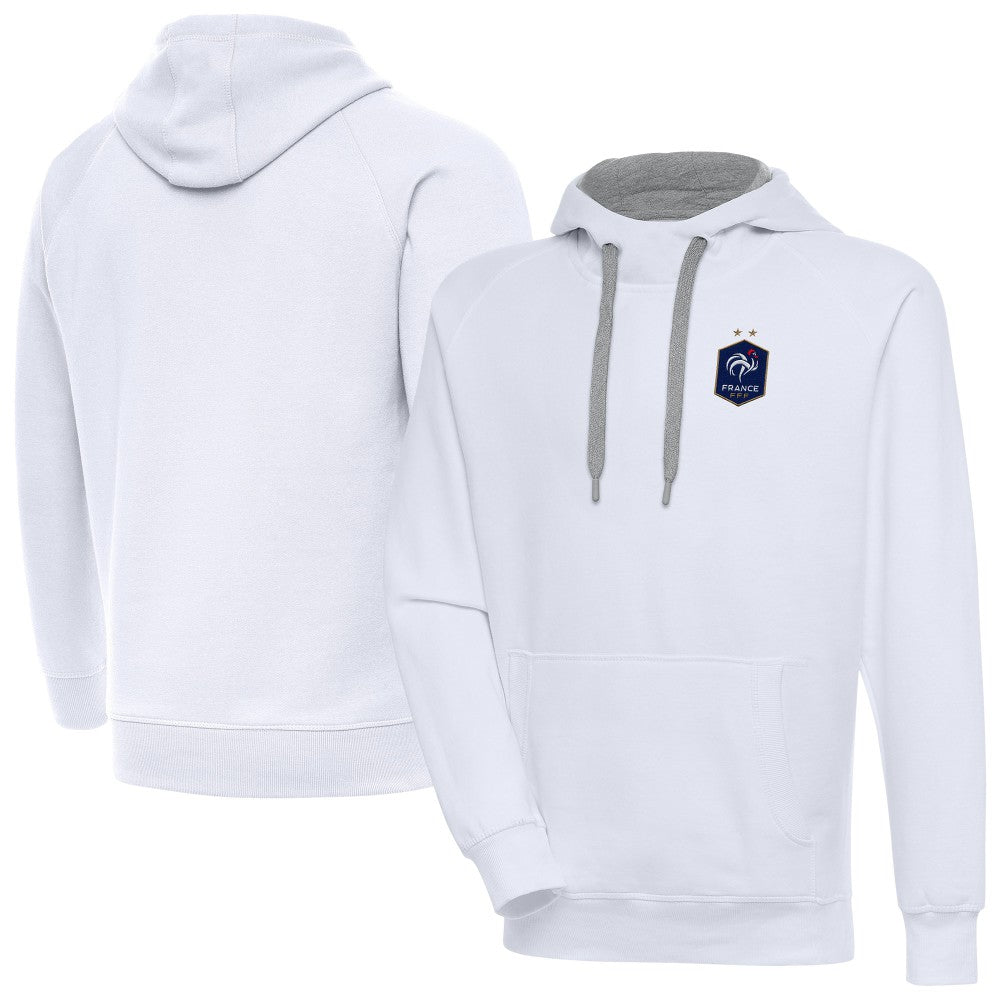 France National Team Antigua Takeover Pullover Hoodie for sale - White