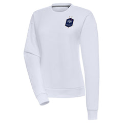France National Team Antigua Women's Takeover Pullover Sweatshirt for sale - White