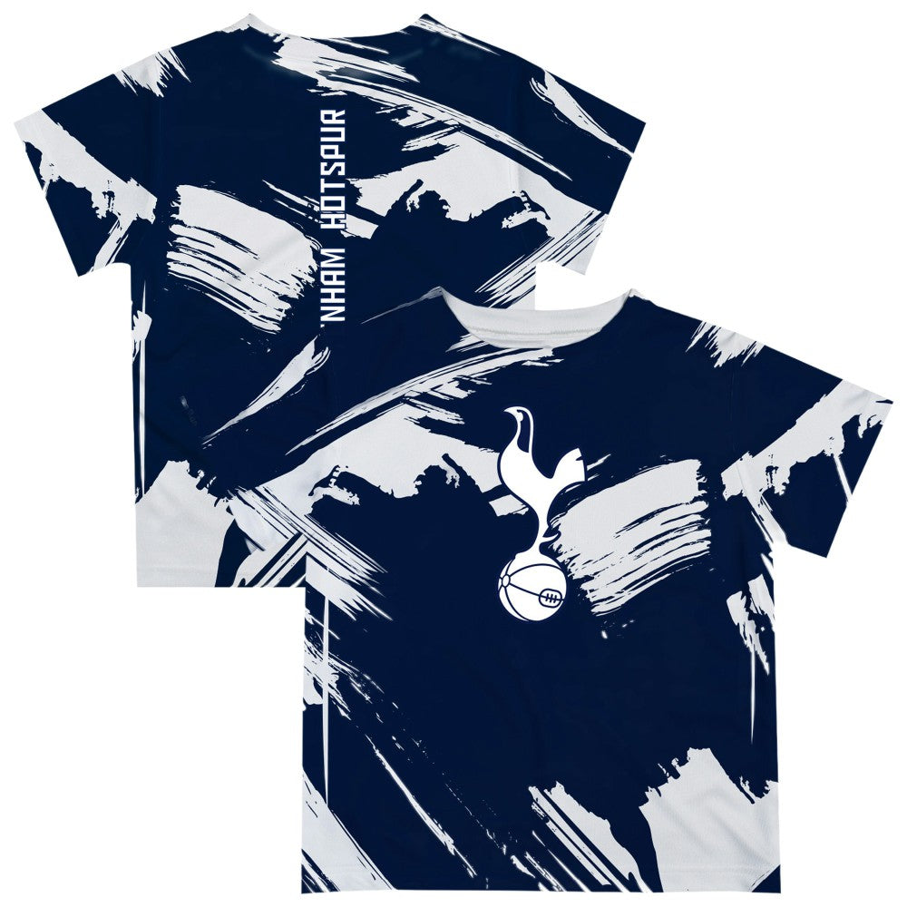 Tottenham Hotspur Vive La Fete Infant Paint Brush T-Shirt Sale - Navy