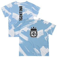 Argentina National Team Vive La Fete Infant Paint Brush T-Shirt for sale - Light Blue