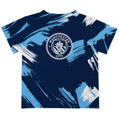 Manchester City Vive La Fete Infant Paint Brush T-Shirt Discount - Navy