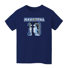Diego Maradona Argentina National Team Vive La Fete Toddler Name & Number T-Shirt for sale - Navy