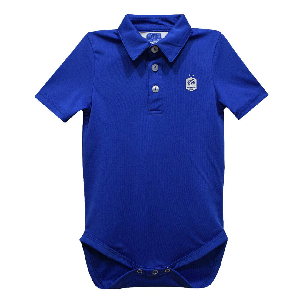 France National Team Vive La Fete Infant Polo Bodysuit for sale - Royal
