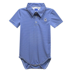 France National Team Vive La Fete Infant Pencil Stripe Polo Bodysuit for sale - Royal