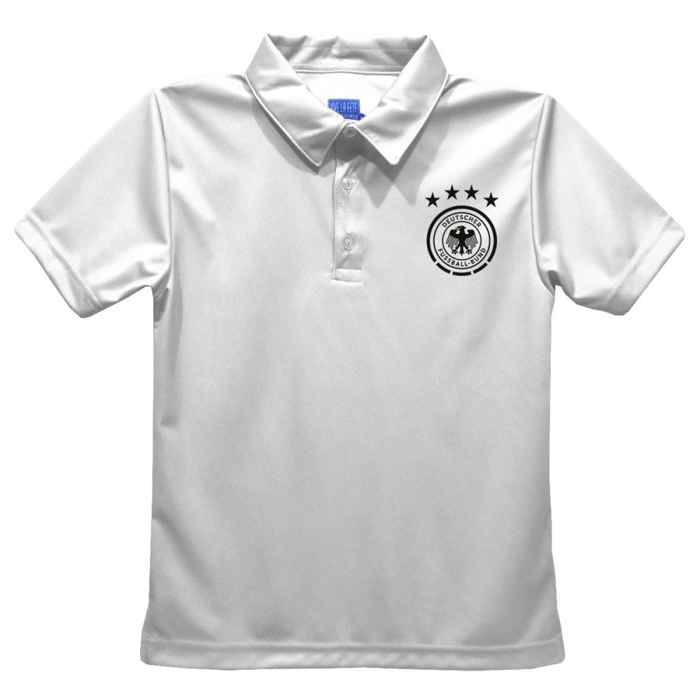 Germany National Team Vive La Fete Toddler Solid Polo for sale - White