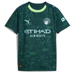 Erling Haaland Manchester City x EA SPORTS FC Youth 2025/26 Fourth Jersey Discount - Green