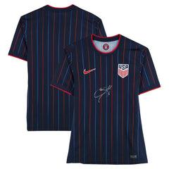 Cavan Sullivan USMNT Autographed 2025 Navy Replica Jersey for sale - Front Signed