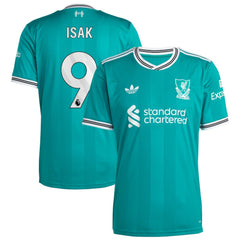 Alexander Isak Liverpool 2025/26 Third Replica Player Jersey Discount - Green