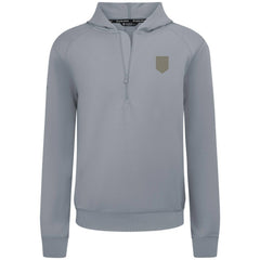 USMNT Levelwear Technic Tri-Blend Quarter-Zip Hoodie on sale - Gray