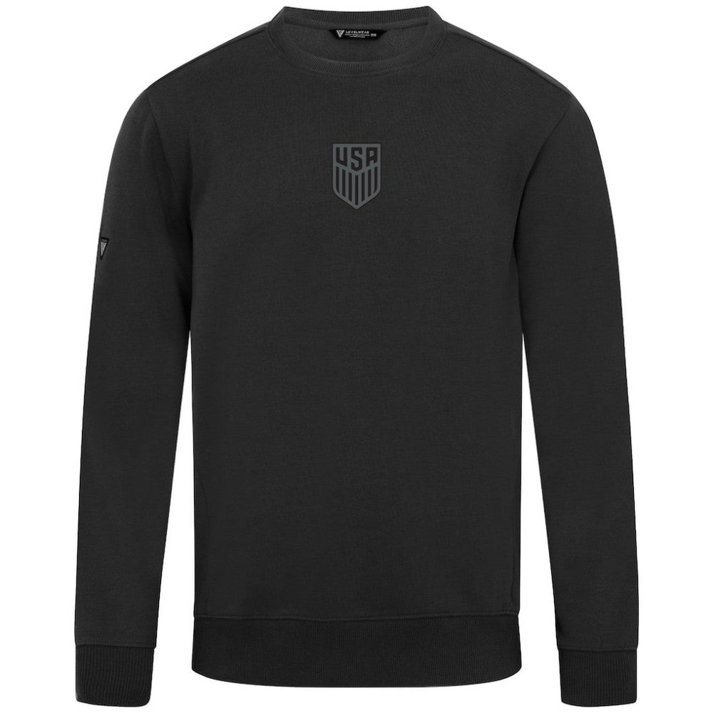 USMNT Levelwear Zane Chenille Sweatshirt for sale - Black