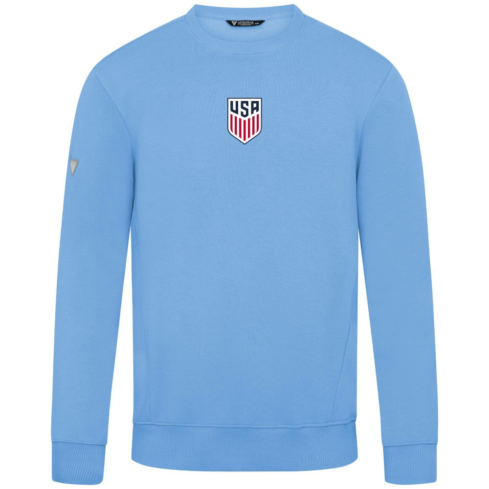 USMNT Levelwear Zane Chenille Sweatshirt for sale - Light Blue