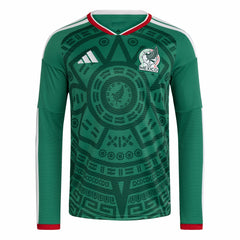 Mexico National Team FIFA x World Cup 2026 Home Replica Long Sleeve Jersey for sale - Green