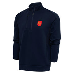 Spain National Team Antigua Genesis Quarter-Zip Pullover for sale - Navy