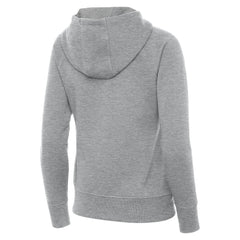 Spain National Team Antigua Women's Takeover Fleece Raglan Full-Zip Hoodie for sale - Heather Gray