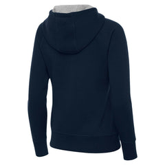 Spain National Team Antigua Women's Takeover Fleece Raglan Full-Zip Hoodie for sale - Navy