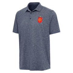 Spain National Team Antigua Triple Shot Polo for sale - Heather Navy
