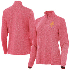 Spain National Team Antigua Women's Quarter-Zip Pullover for sale - Heather Red