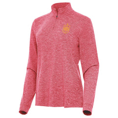 Spain National Team Antigua Women's Quarter-Zip Pullover for sale - Heather Red