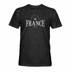 France National Team 1863FC Athletic Wordmark Vintage Tri-Blend T-Shirt for sale - Black
