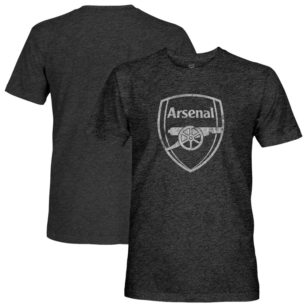 Arsenal 1863FC Mono Badge Vintage Tri-Blend T-Shirt on sale - Black