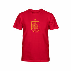 Spain National Team 1863FC Youth Mono Badge T-Shirt for sale - Maroon