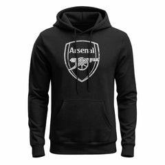 Arsenal 1863FC Mono Badge Fleece Hoodie on sale - Black