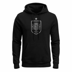 Spain National Team 1863FC Mono Badge Fleece Hoodie for sale - Black