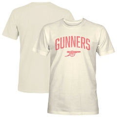 Arsenal 1863FC Wordmark Cotton T-Shirt on sale - Cream
