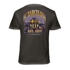 Barcelona 1863FC Wordmark Cotton T-Shirt on sale - Gray