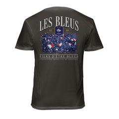 France National Team 1863FC Wordmark Cotton T-Shirt for sale - Gray