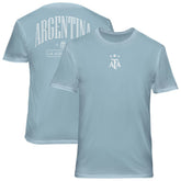 Argentina National Team 1863FC Back Wordmark Soft Wash T-Shirt for sale - Light Blue