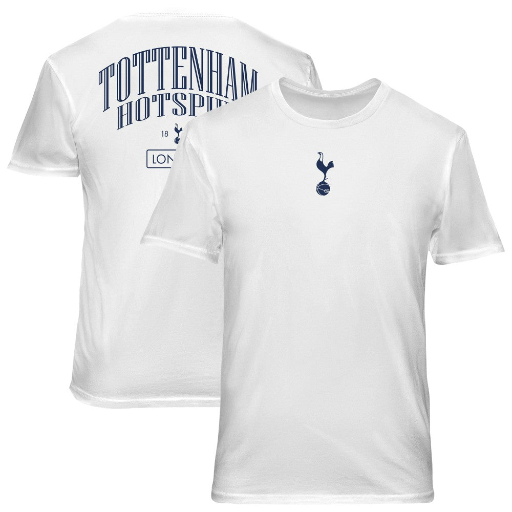 Tottenham Hotspur 1863FC Back Wordmark Soft Wash T-Shirt Sale - White