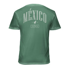 Mexico National Team 1863FC Back Wordmark Soft Wash T-Shirt for sale - Green